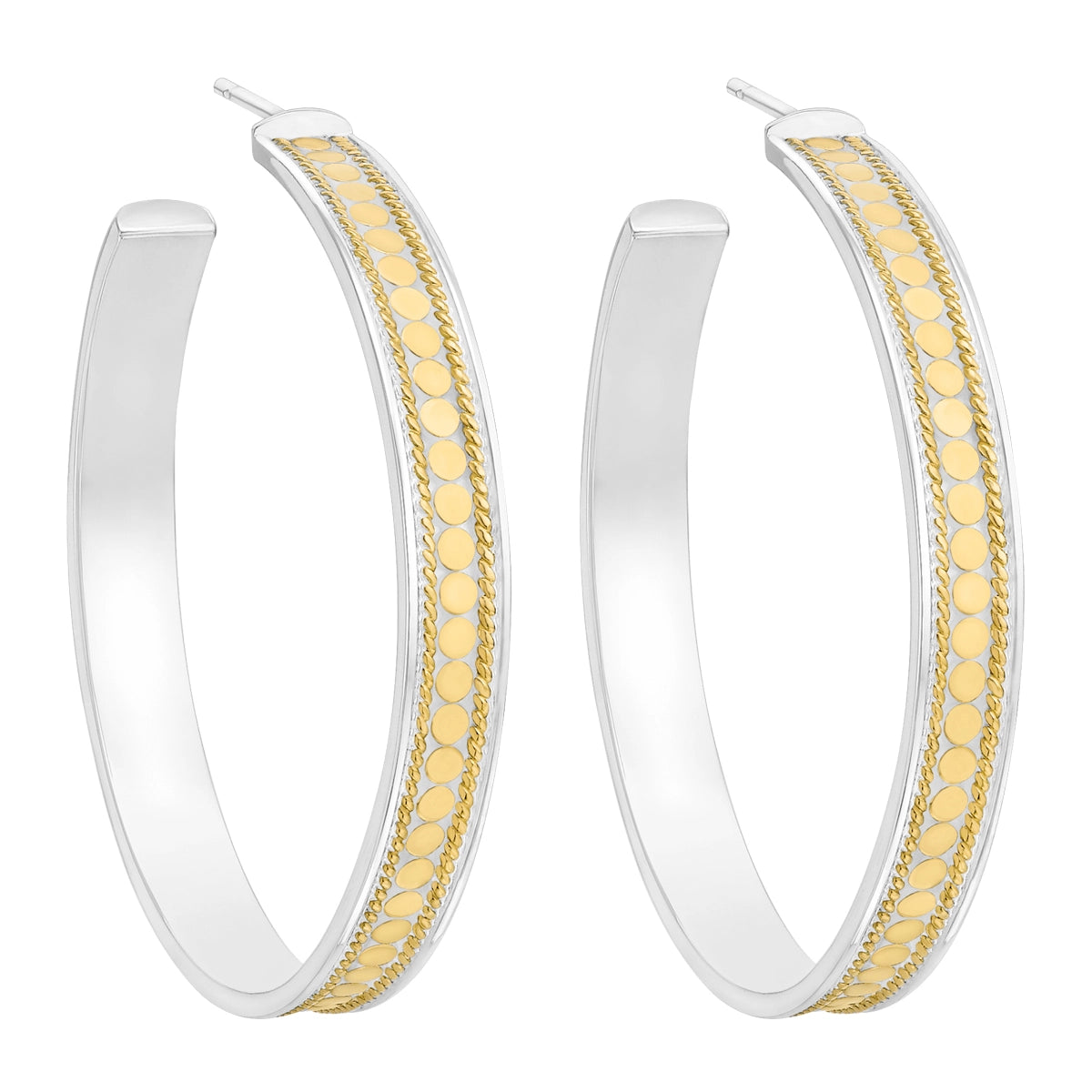 Anna Beck Large Hoop Earrings - Gold Plated