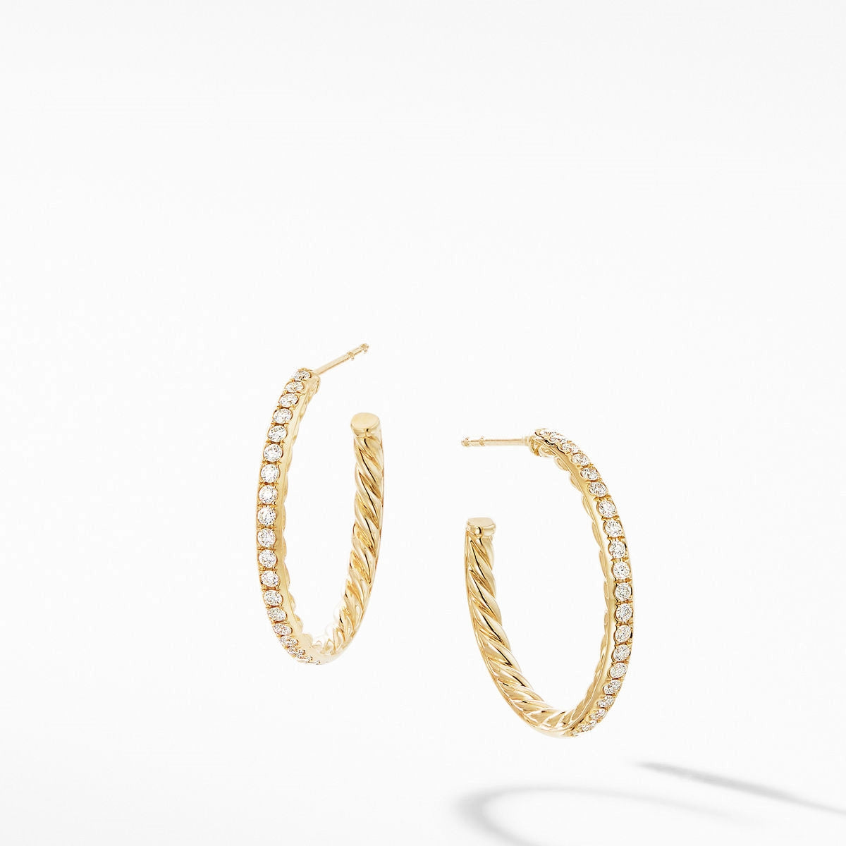 David Yurman 25mm Hoop Earrings