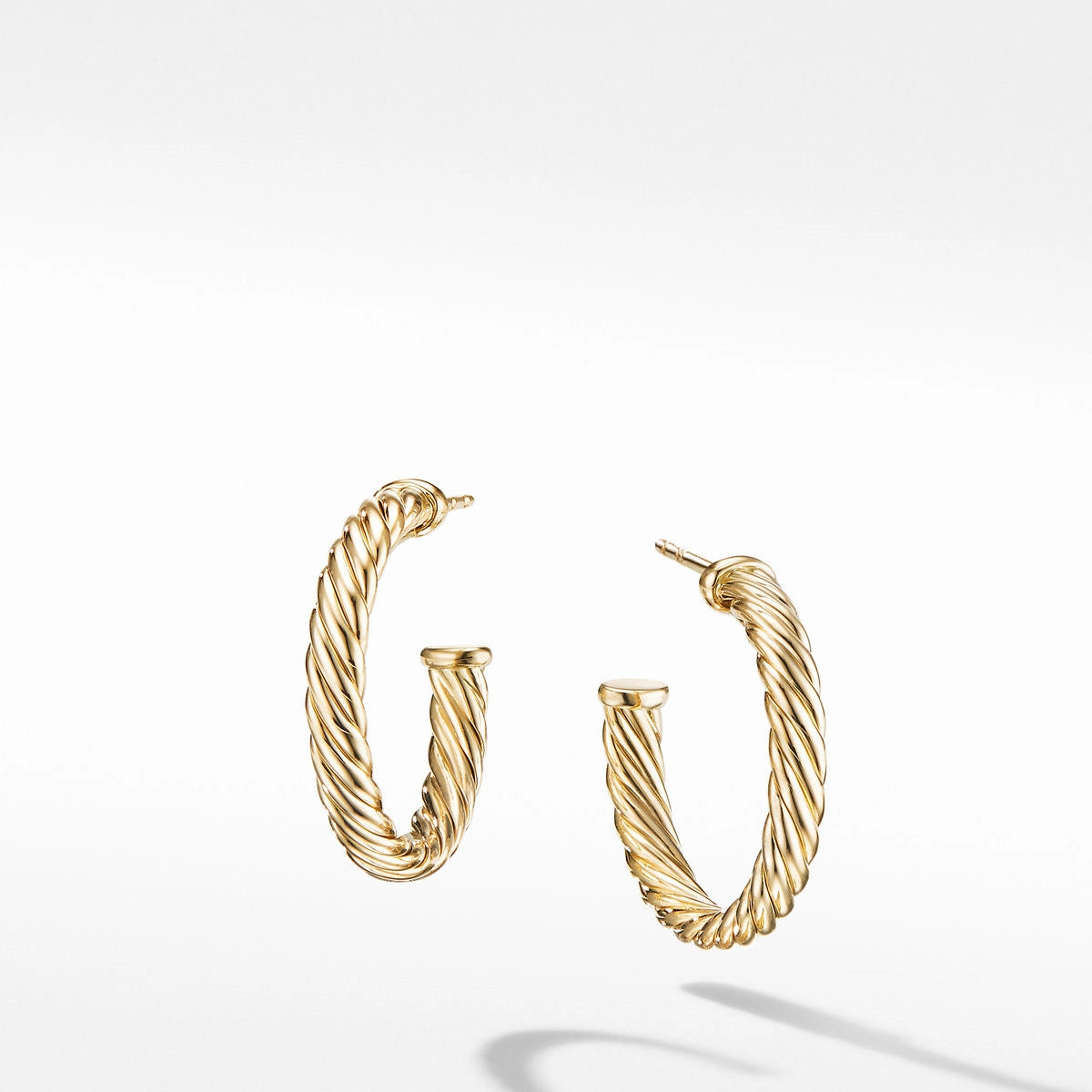 David Yurman Cablespira Hoop Earrings