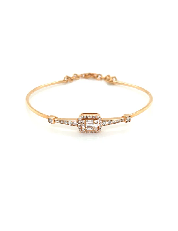 Diamond Bangle Bracelet 18 Karat