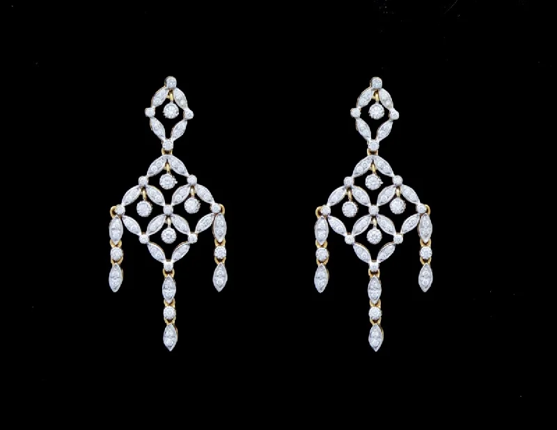 Diamond Gold Earring 18 Karat