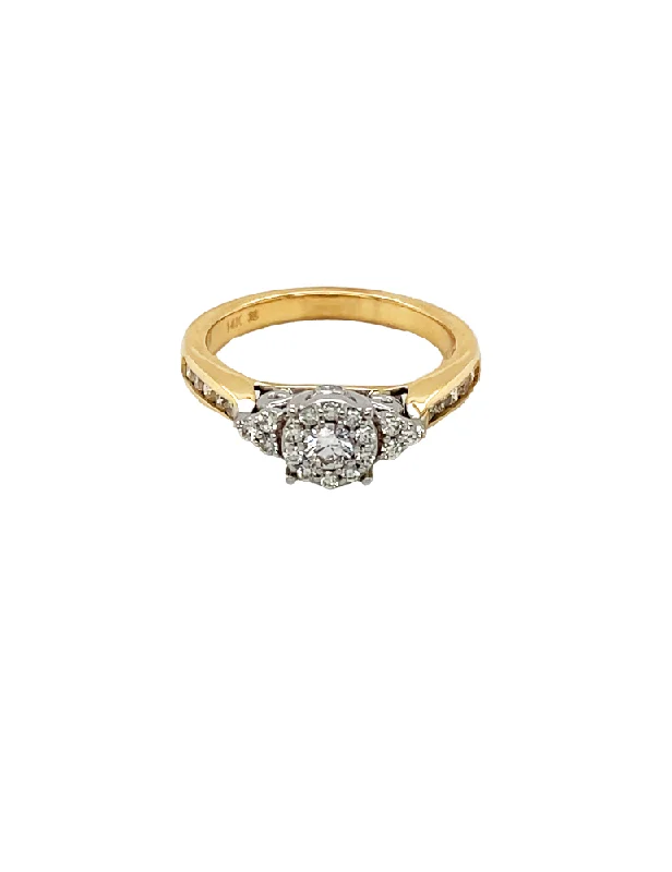 Diamond Ring 14 karat