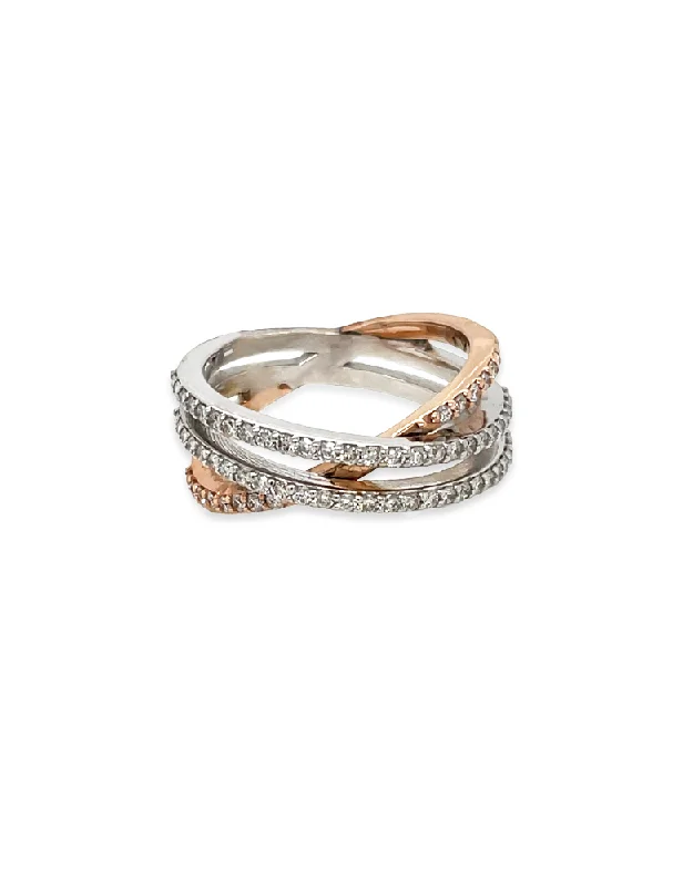 Diamond Two-Tone Ring