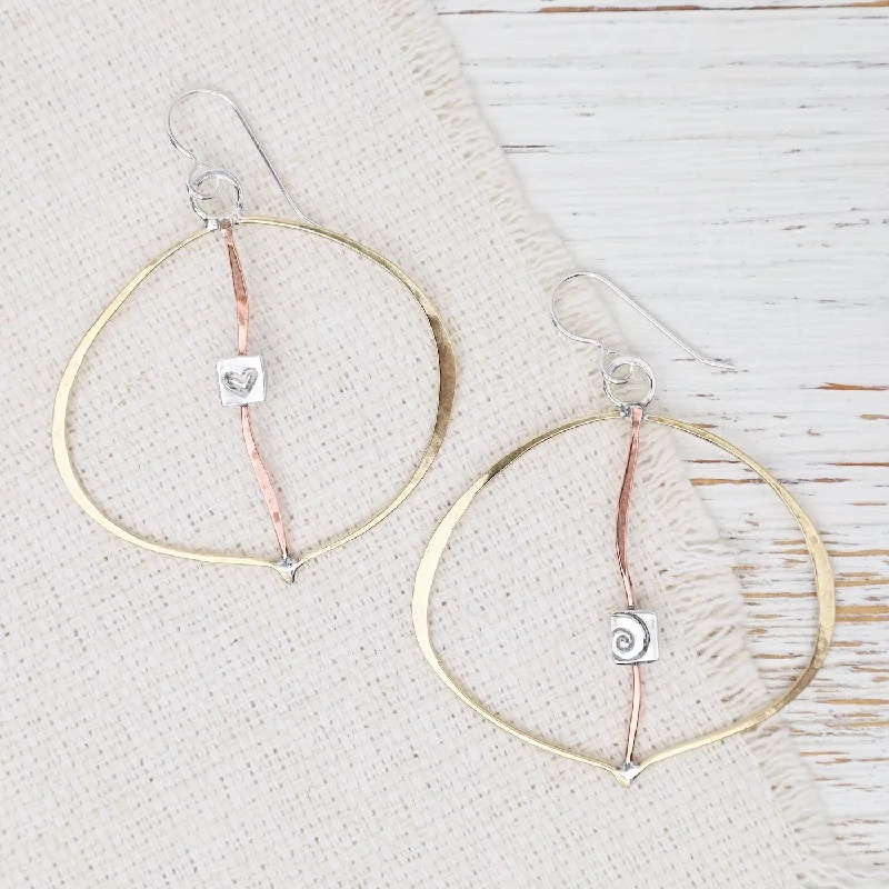 Touch of Love Hoop Earrings