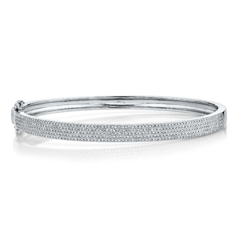 Five Row Pave Bangle