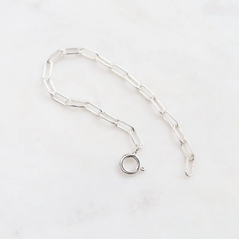 Paperclip Chain Extender in Sterling Silver