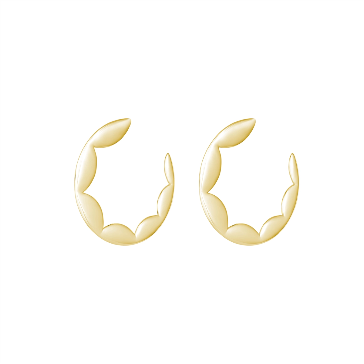 Tacori 10K Yellow Gold Hoop Earrings