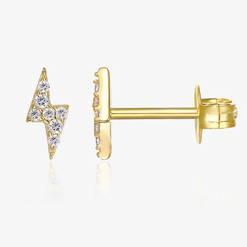 Vermeil Zeus Studs