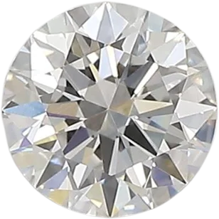 0.67 Carat F vvs2 Round Lab Diamond