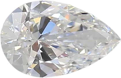 0.7 Carat D VVS1 Pear Lab Diamond