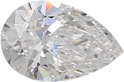 0.73 Carat D IF Pear Lab Diamond