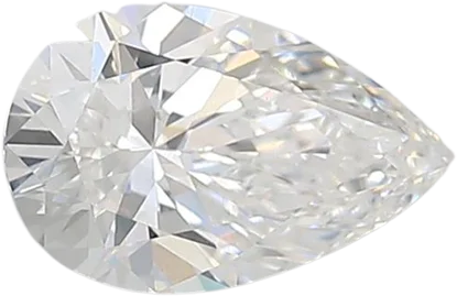 0.74 Carat E VS1 Pear Lab Diamond