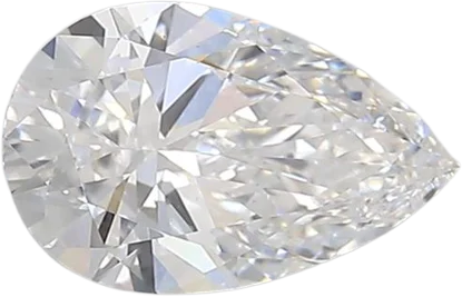 0.78 Carat D VS1 Pear Lab Diamond