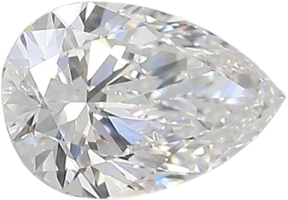 0.89 Carat D VS1 Pear Lab Diamond