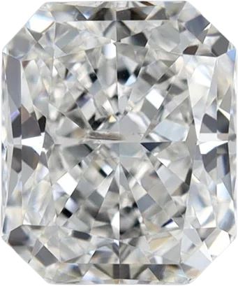 0.9 Carat F SI1 Radiant Natural Diamond