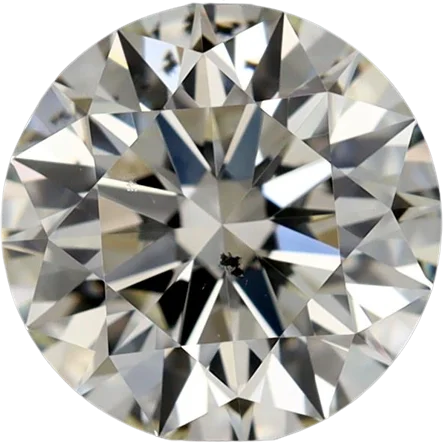 0.9 Carat K SI1 Round Natural Diamond