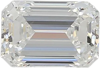 0.92 Carat E VVS1 Emerald Lab Diamond