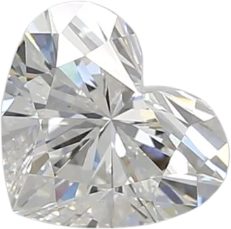 0.93 Carat D VVS2 Heart Lab Diamond