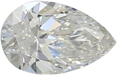 1.02 Carat F VVS1 Pear Lab Diamond