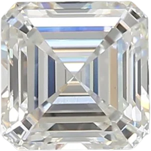 1.06 Carat E VS1 Asscher Lab Diamond