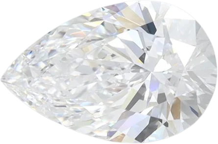 1.12 Carat D VVS1 Pear Lab Diamond