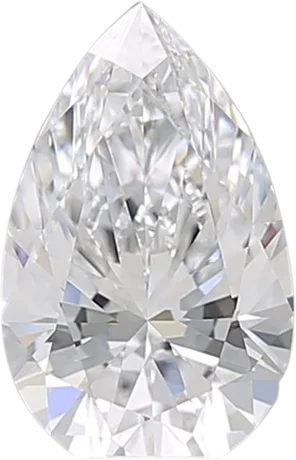 1.28 Carat D IF Pear Lab Diamond