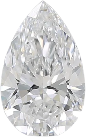 1.28 Carat D IF Pear Lab Diamond