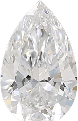 1.28 Carat D VVS1 Pear Lab Diamond