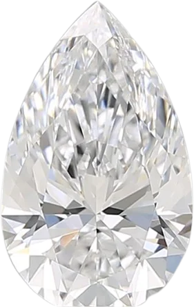 1.29 Carat D IF Pear Lab Diamond