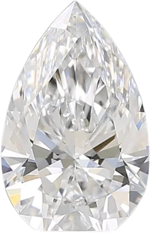 1.3 Carat D VVS1 Pear Lab Diamond