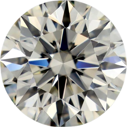 1.37 Carat L VVS2 Round Natural Diamond