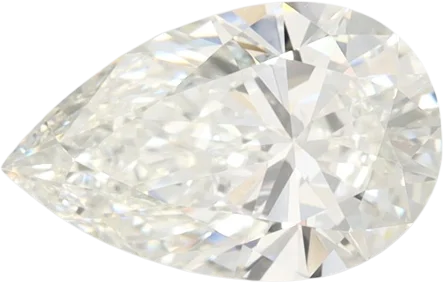 1.42 Carat G VVS1 Pear Lab Diamond