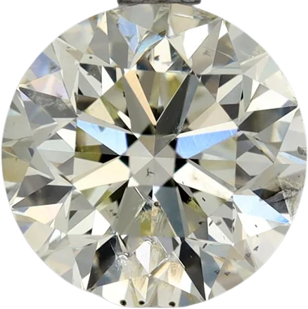 1.5 Carat K I1 Round Natural Diamond