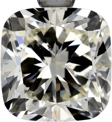 1.52 Carat M SI1 Cushion Natural Diamond