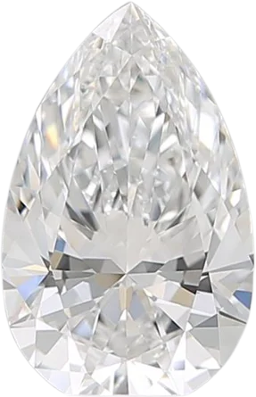 1.57 Carat D VVS1 Pear Lab Diamond