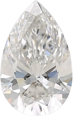 1.57 Carat F VVS1 Pear Lab Diamond