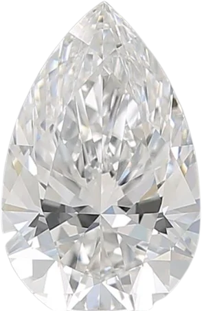 1.58 Carat E IF Pear Lab Diamond