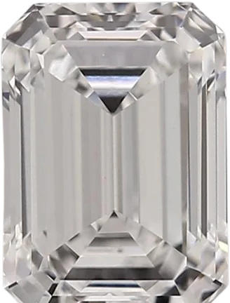 1.62 Carat D vvs2 Emerald Lab Diamond