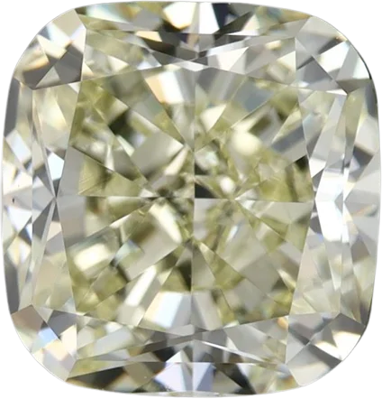 1.68 Carat W-X VVS2 Cushion Natural Diamond