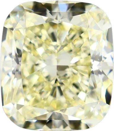 1.73 Carat Y-Z VVS2 Elongated Cushion Natural Diamond