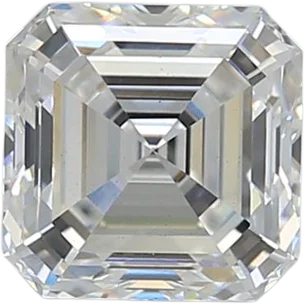 2.02 Carat E VS2 Asscher Lab Diamond