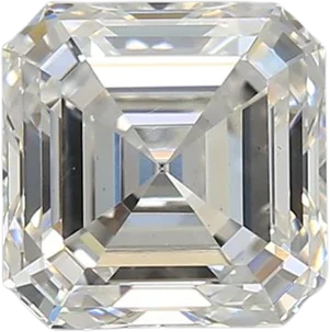 2.06 Carat F VS1 Asscher Lab Diamond