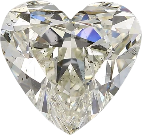 2.13 Carat K SI1 Heart Natural Diamond