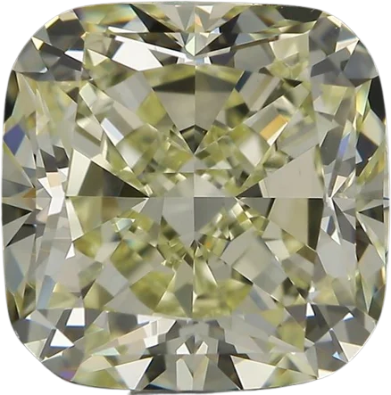 2.25 Carat Y-Z VVS2 Cushion Natural Diamond