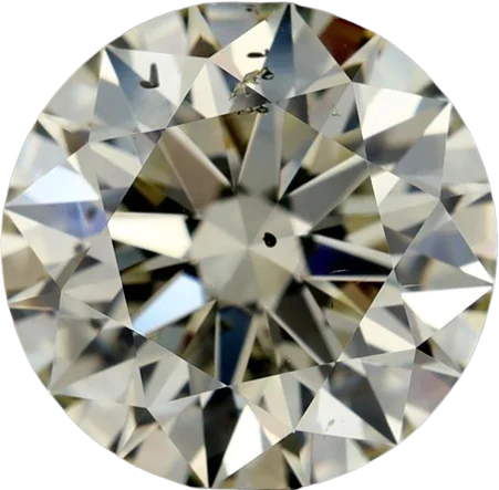 2.26 Carat O-P SI1 Round Natural Diamond