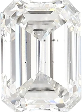 2.39 Carat F si1 Emerald Lab Diamond