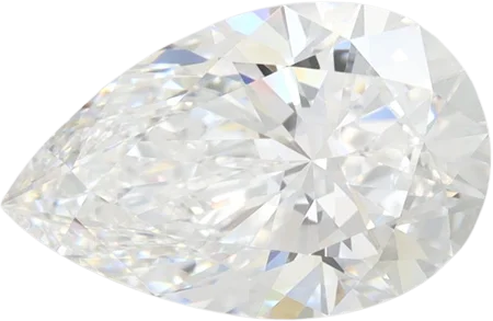 2.5 Carat D VVS1 Pear Lab Diamond