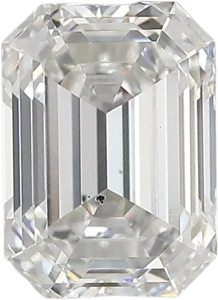 2.87 Carat F si1 Emerald Lab Diamond