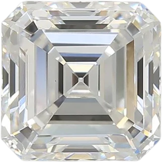 2.96 Carat F VS1 Asscher Lab Diamond