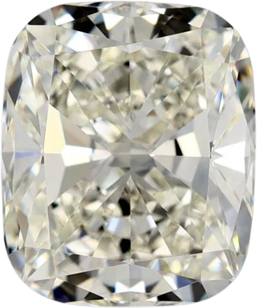 3.02 Carat J VVS2 Elongated Cushion Natural Diamond